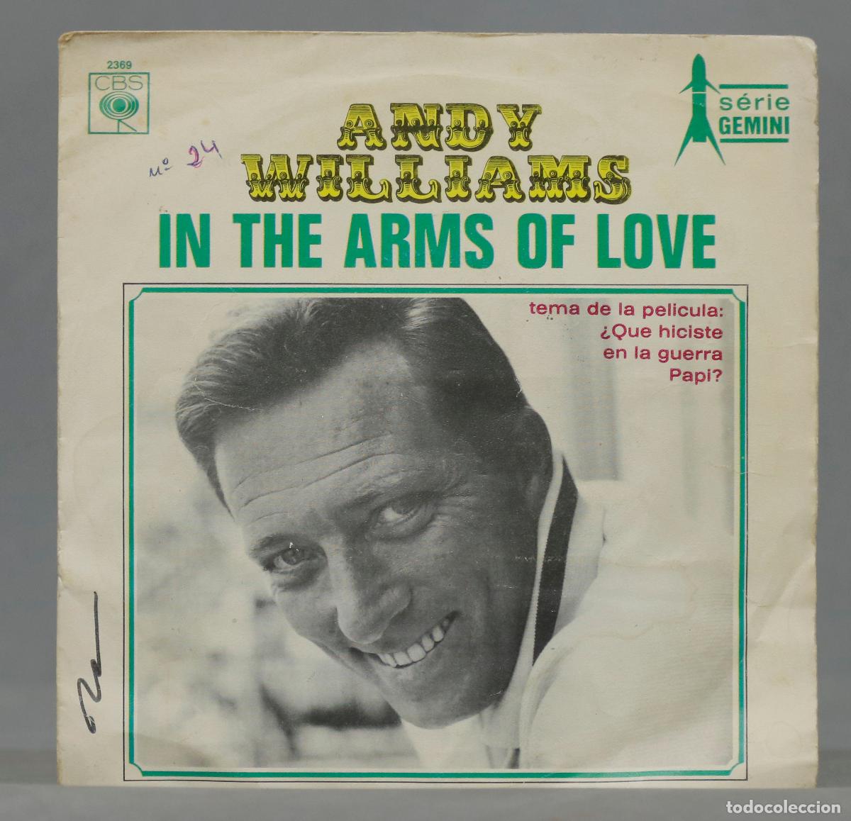 Discos de vinilo: SINGLE. &iquest;QUE HICISTE EN LA GUERRA PAPI? / ANDY WILLIAMS - Foto 1
