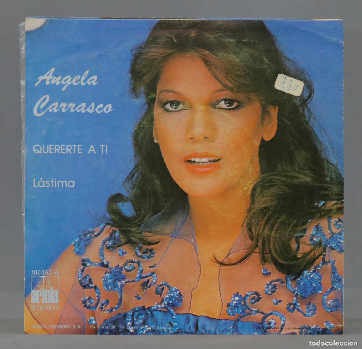 Discos de vinilo: SINGLE. Angela Carrasco &ndash; Quererte A Ti - Foto 2