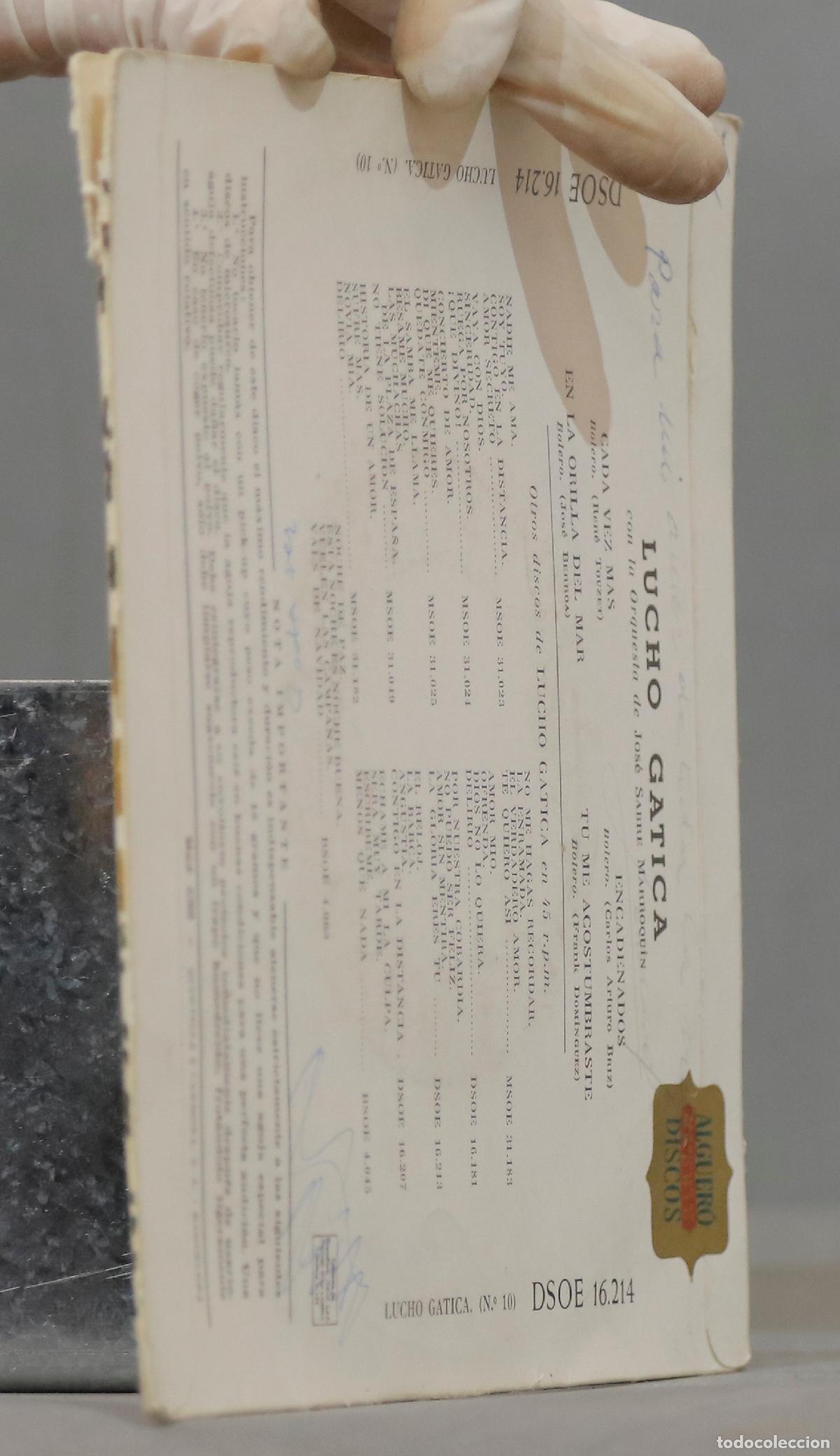 Discos de vinilo: EP. Lucho Gatica &ndash; Lucho Gatica - Foto 3