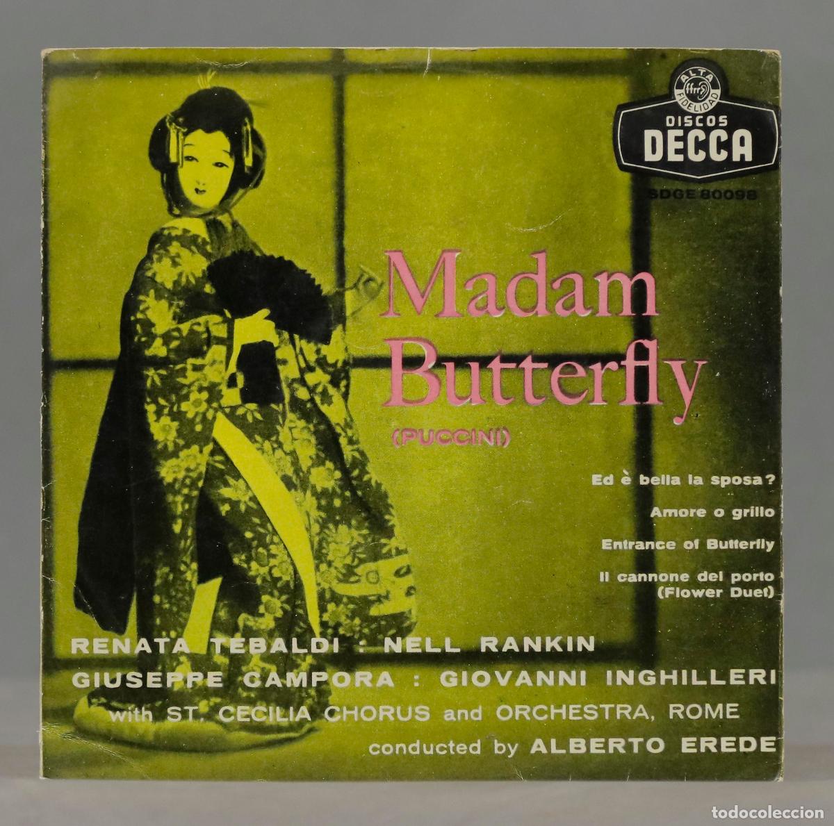 Discos de vinilo: EP. MADAME BUTTERFLY. PUCCINI - Foto 1