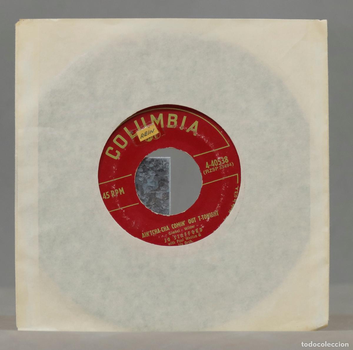 Discos de vinilo: SINGLE. Jo Stafford &ndash; St. Louis Blues - Foto 1