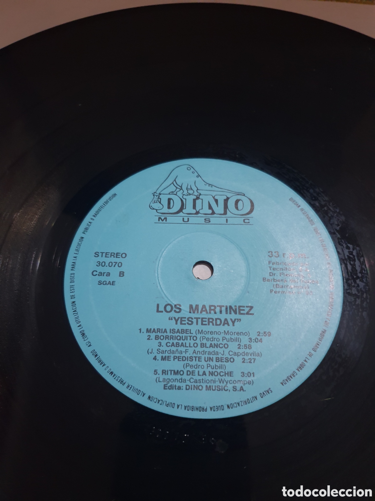 Discos de vinilo: Los martinez - Yesterday - Foto 3