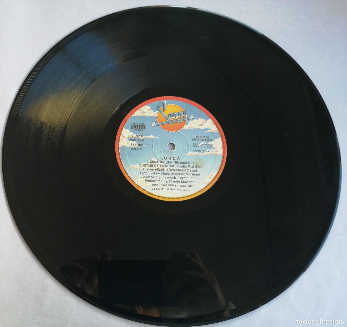 Discos de vinilo: (MAXI) Lorca, Ritmo De La Noche, Sanni Records CAR 9147 - Foto 3