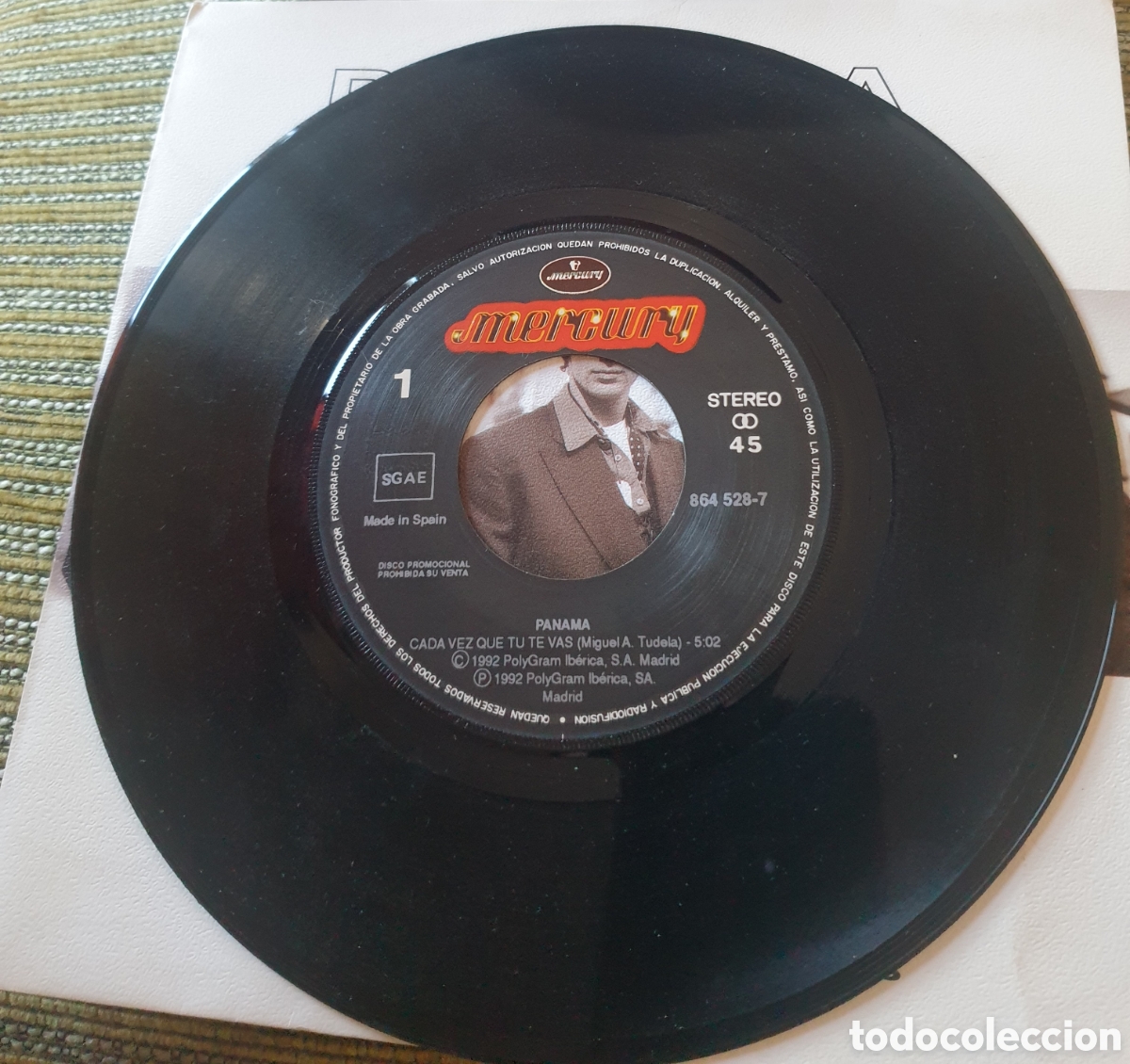 Discos de vinilo: Panam&aacute; - cada vez que tu te vas - Foto 2