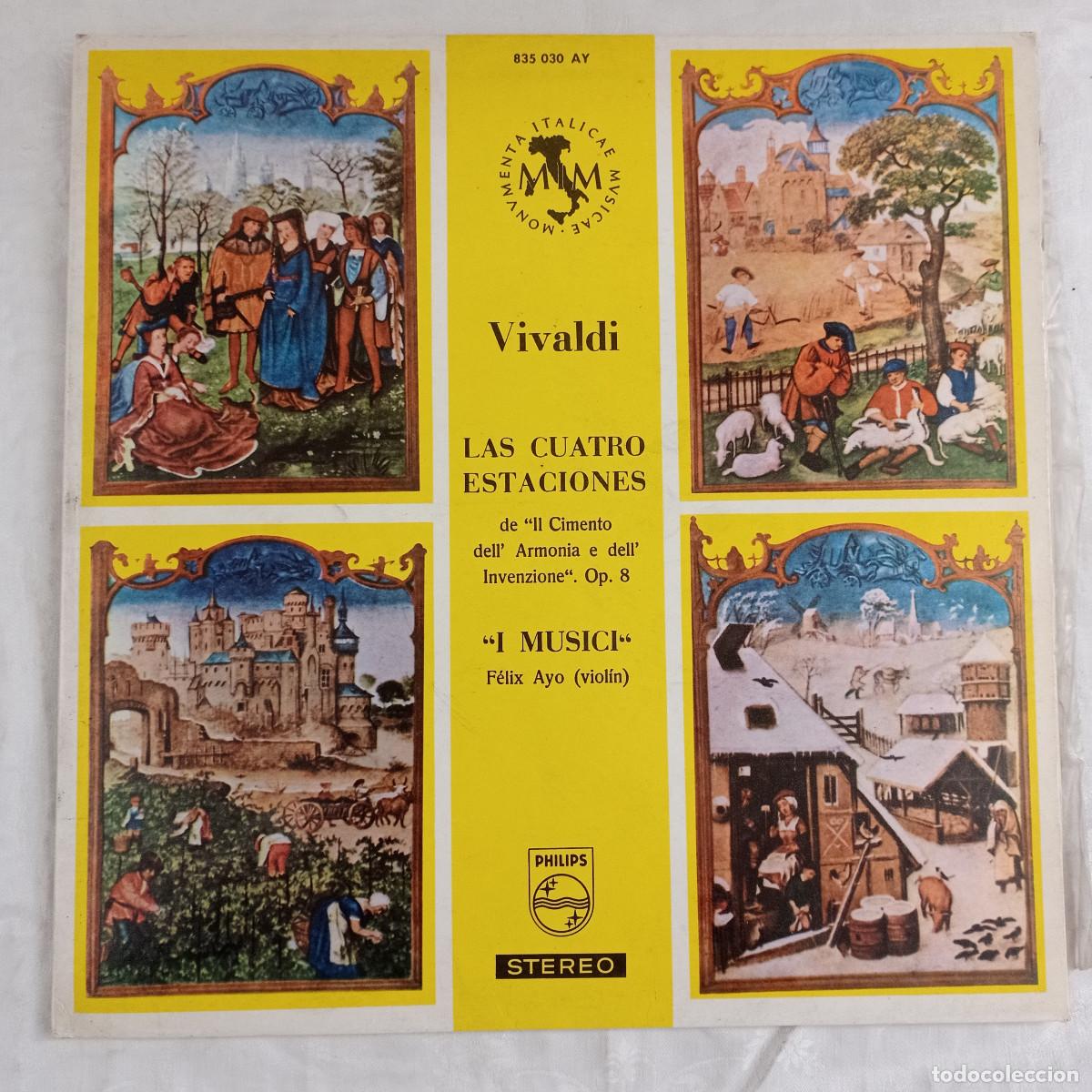 Discos de vinilo: VIVALDI, &rdquo;Las 4 estaciones&rdquo;, LP Philips 1966 - Foto 1
