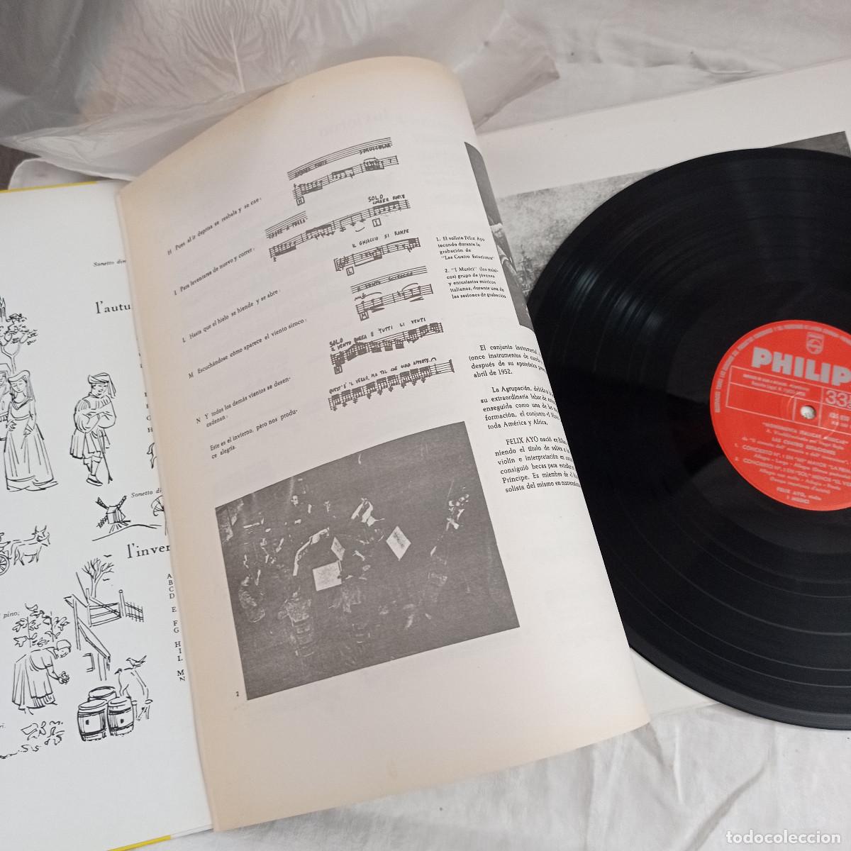 Discos de vinilo: VIVALDI, &rdquo;Las 4 estaciones&rdquo;, LP Philips 1966 - Foto 3