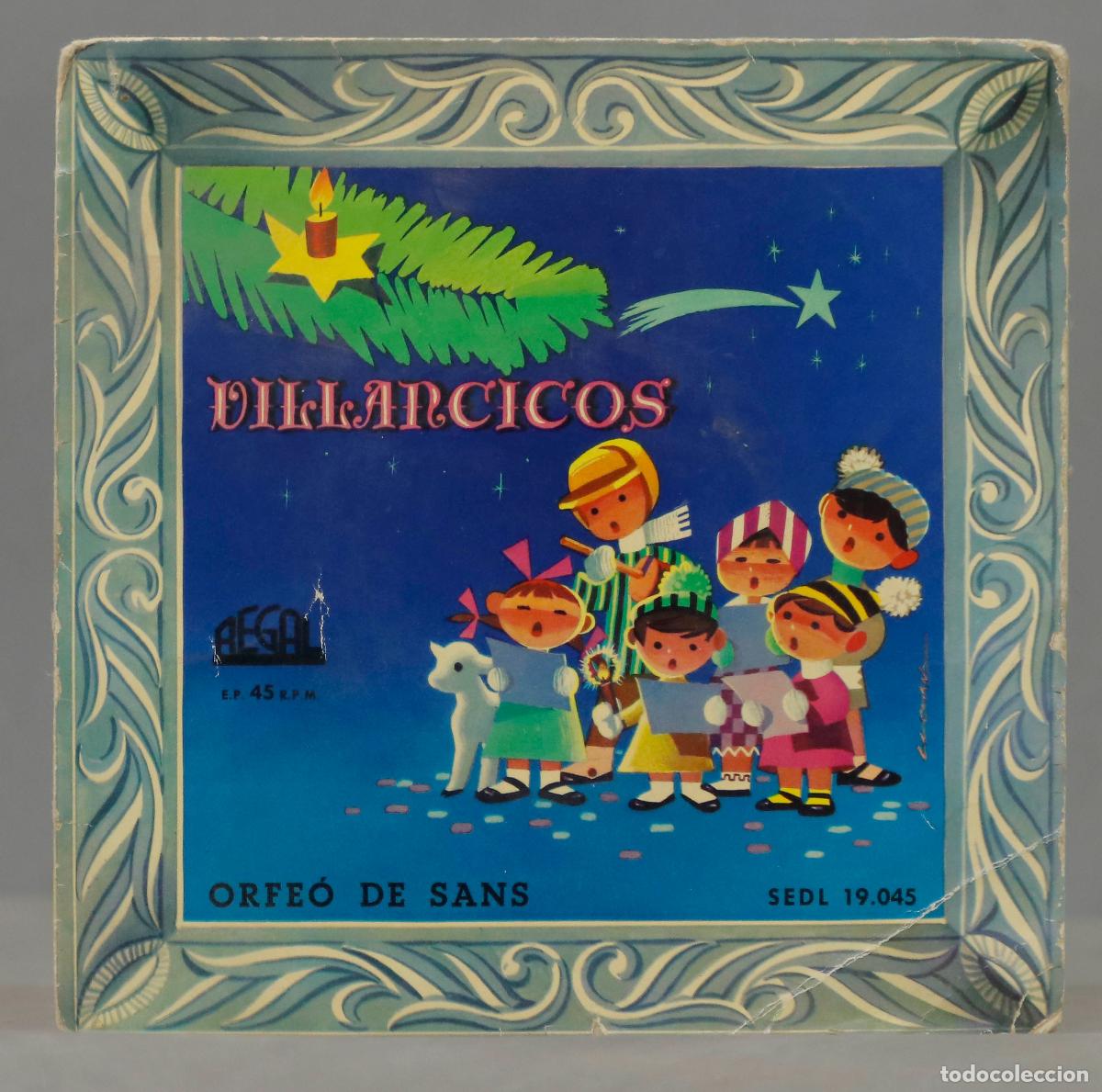 Discos de vinilo: EP. VILLANCICOS. ORFEO DE SANS - Foto 1