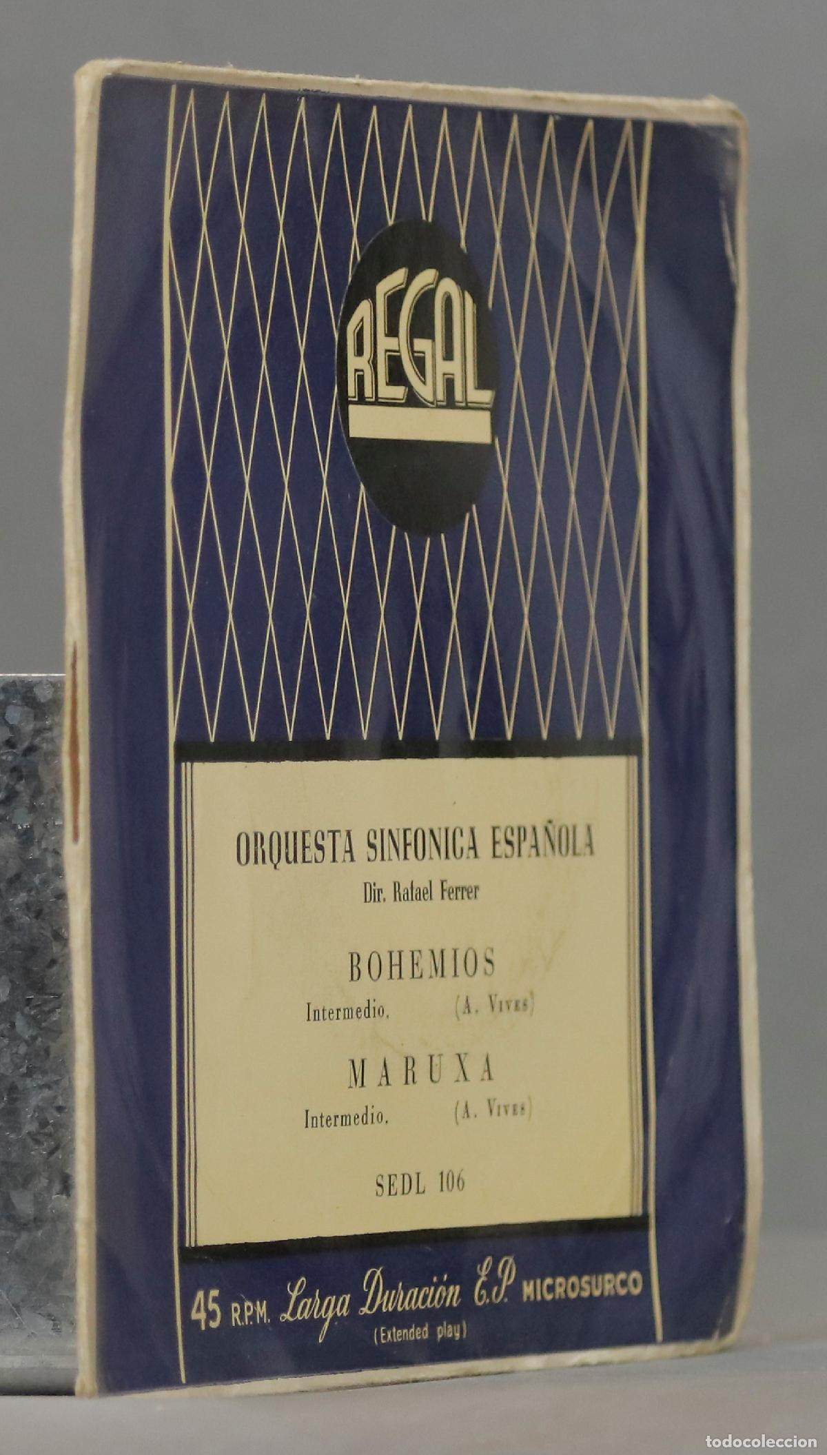 Discos de vinilo: EP. BOHEMIOS. MARUXA. FERRER - Foto 3