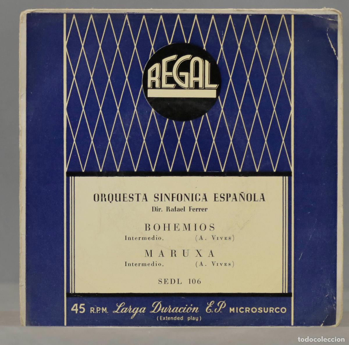 Discos de vinilo: EP. BOHEMIOS. MARUXA. FERRER - Foto 1