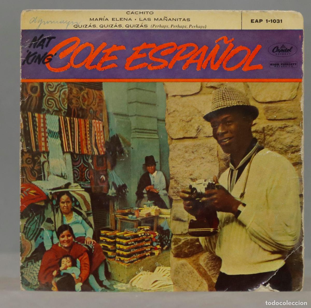 Discos de vinilo: EP. Nat King Cole &ndash; Cole Espa&ntilde;ol - Foto 1