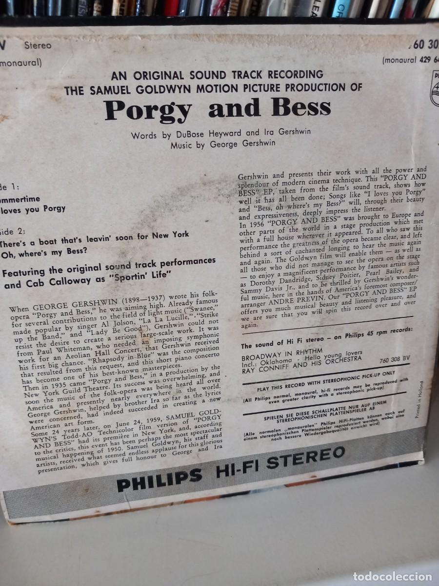 Discos de vinilo: porgy and bess - ep - Foto 2