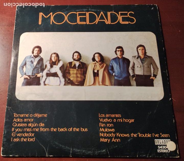 Discos de vinilo: MOCEDADES - LP - 1974 - ORLADOR - Foto 1