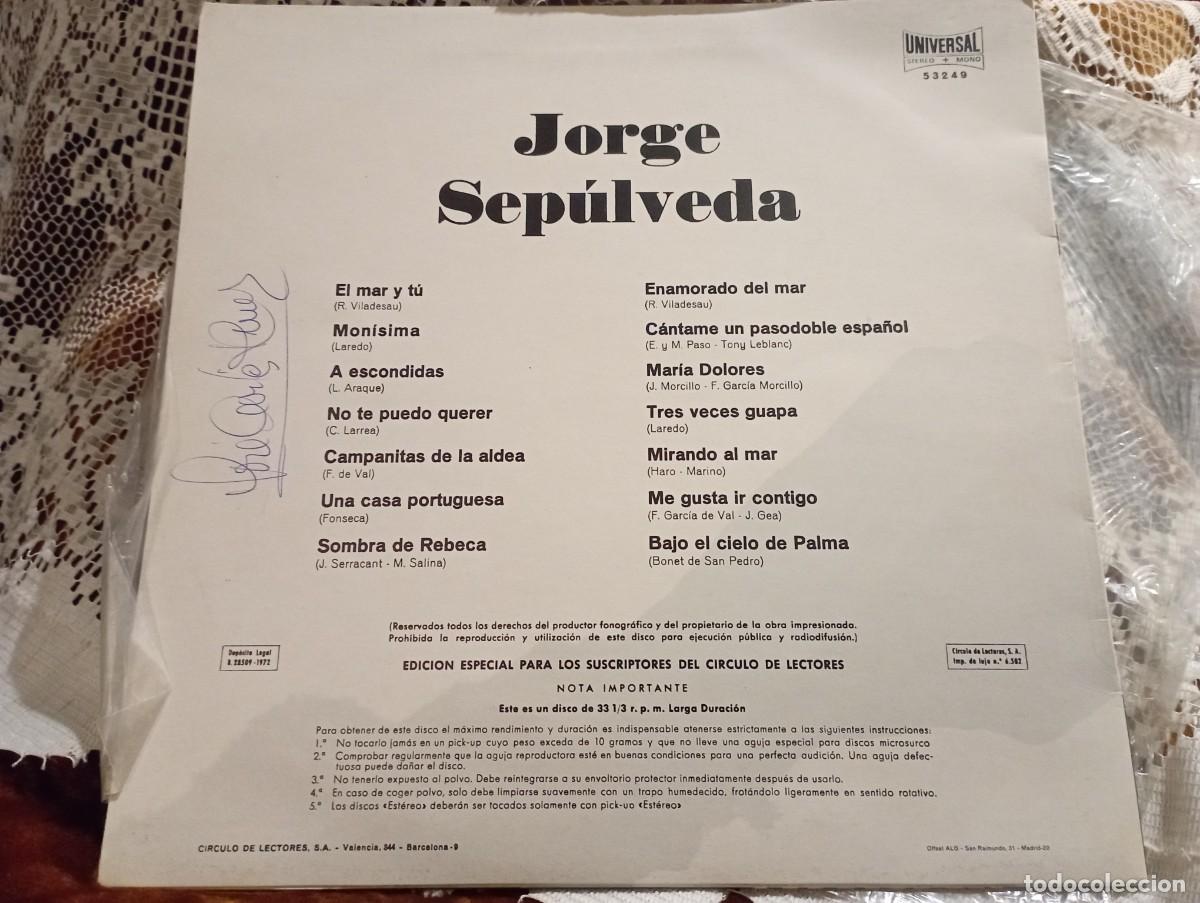 Discos de vinilo: Jorge Sep&uacute;lveda - Foto 2