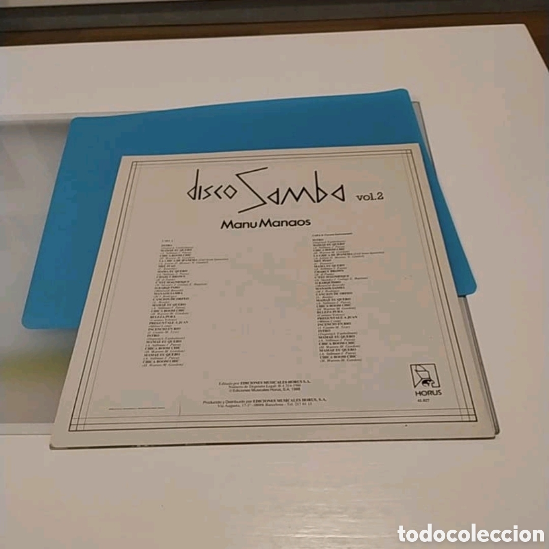 Discos de vinilo: Lp Manu Manaos. Disco Samba vol.2 - Foto 2