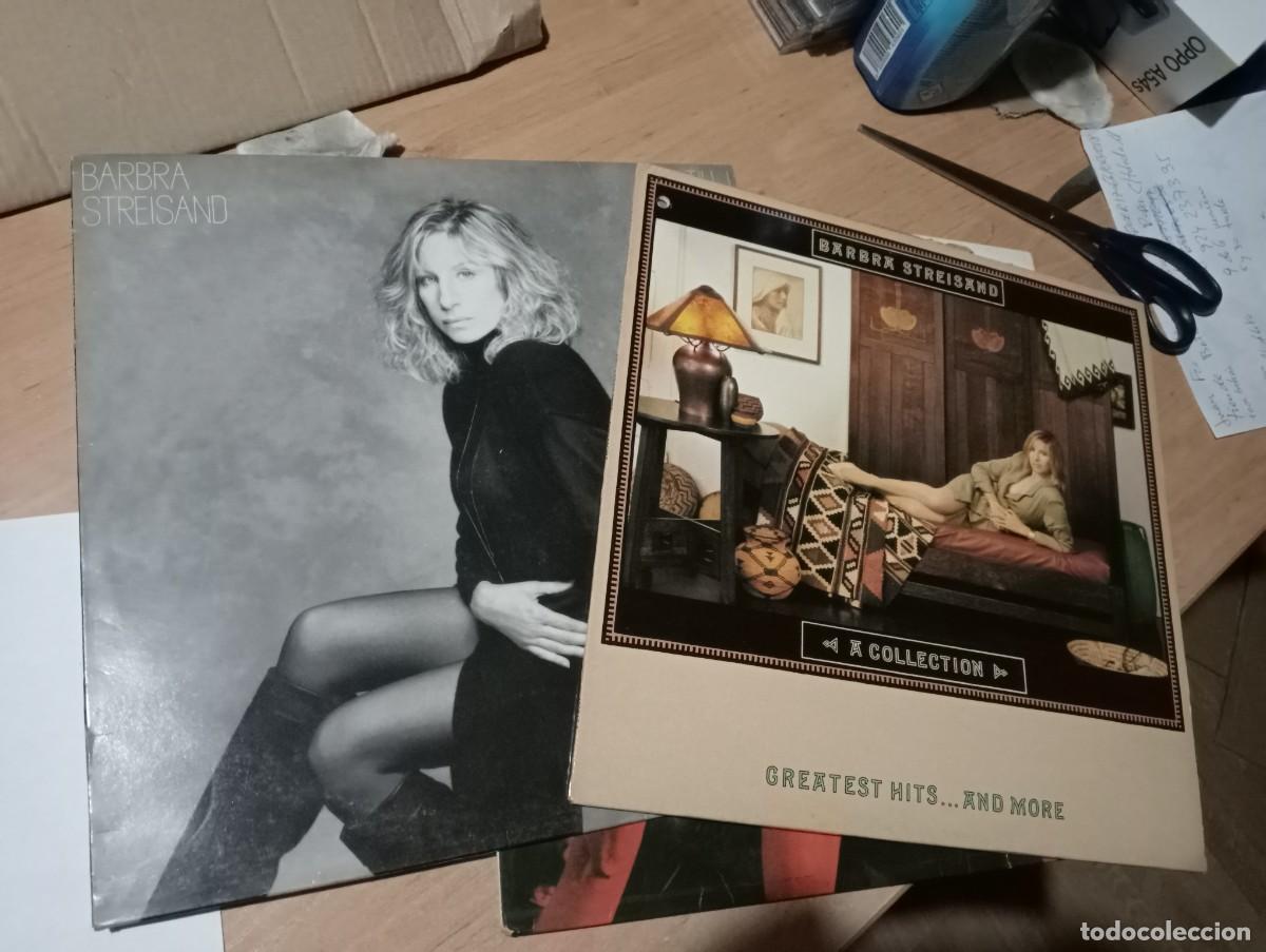 Discos de vinilo: 2 lps de barbra streisand 1988 y 1989 con inserts - Foto 1