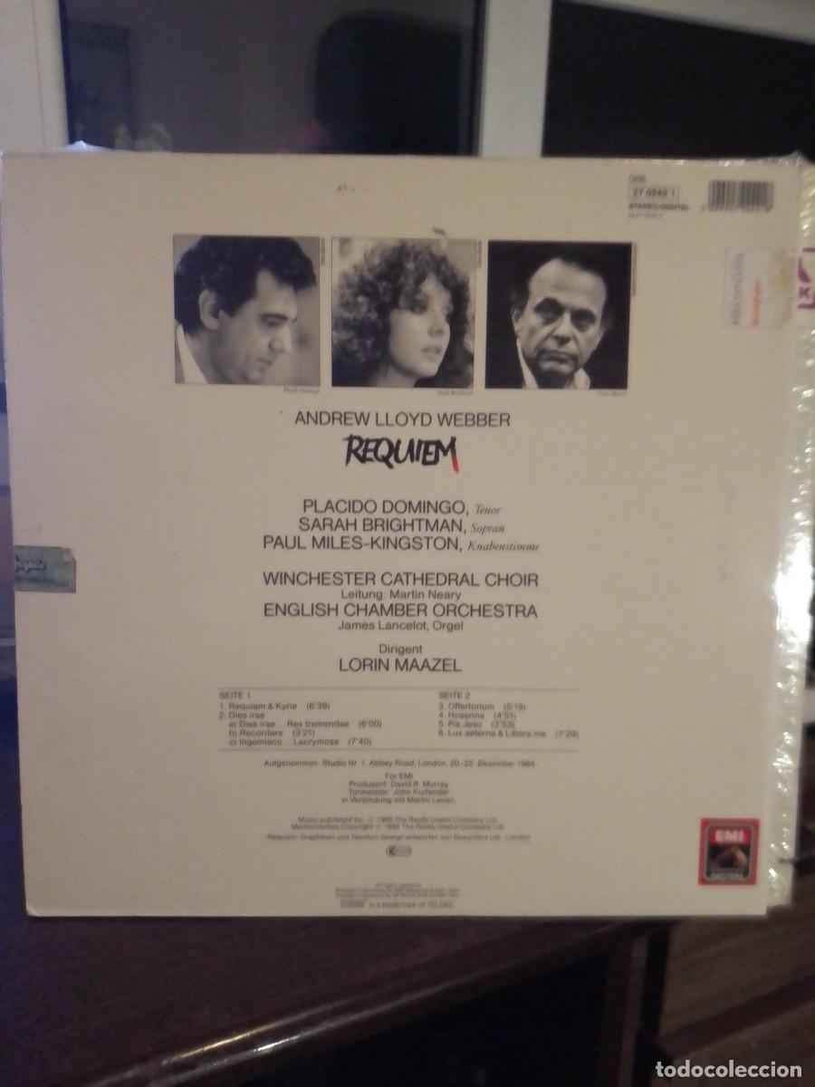 Discos de vinilo: A. Lloyd Webber. Requiem - Foto 2