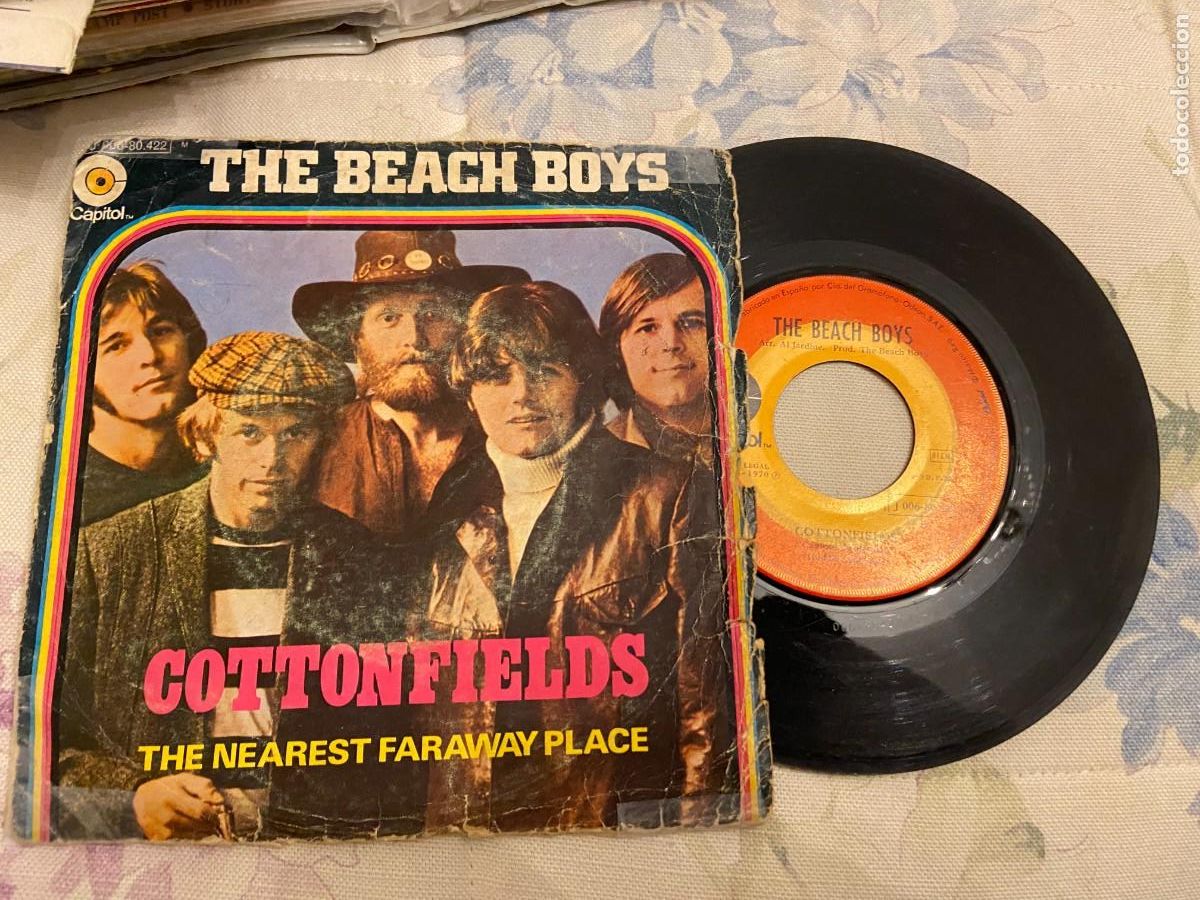 Discos de vinilo: THE BEACH BOYS COTTONFIELDS Y OTRA - Foto 1
