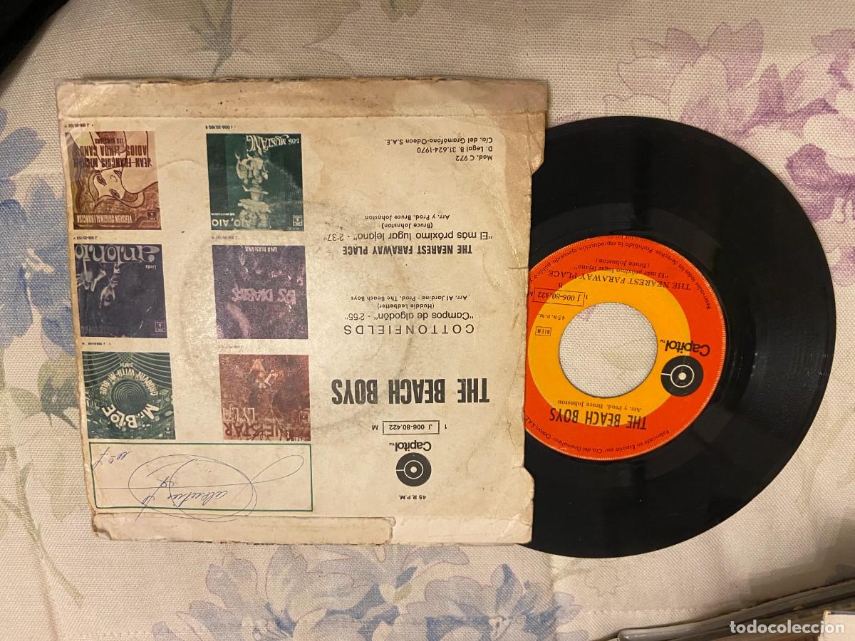 Discos de vinilo: THE BEACH BOYS COTTONFIELDS Y OTRA - Foto 2