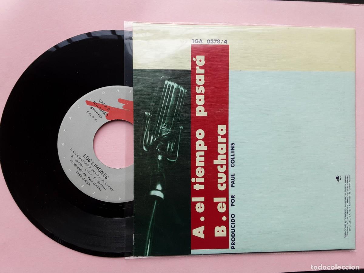 Discos de vinilo: LOS LIMONES. El tiempo pasar&aacute;. El Cuchara - Foto 2