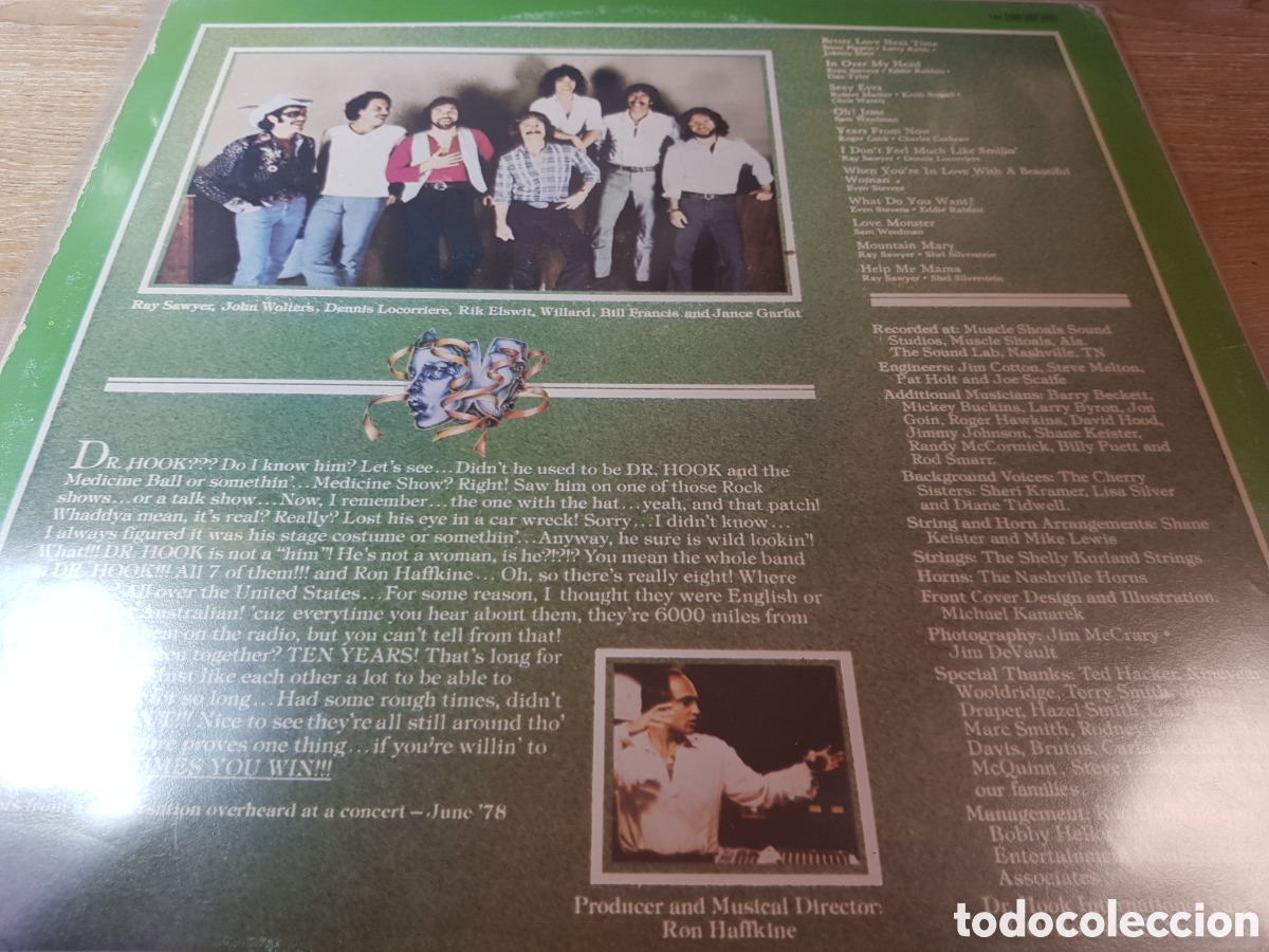 Discos de vinilo: DR. HOOK SOMETIMES YOU WIN - Foto 2