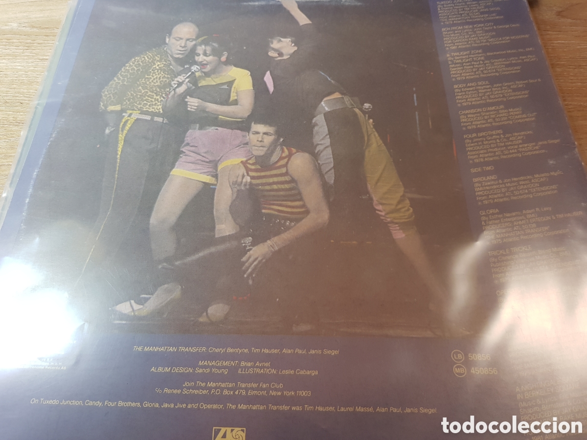 Discos de vinilo: MANHATTAN TRANSFER THE BEST - Foto 2