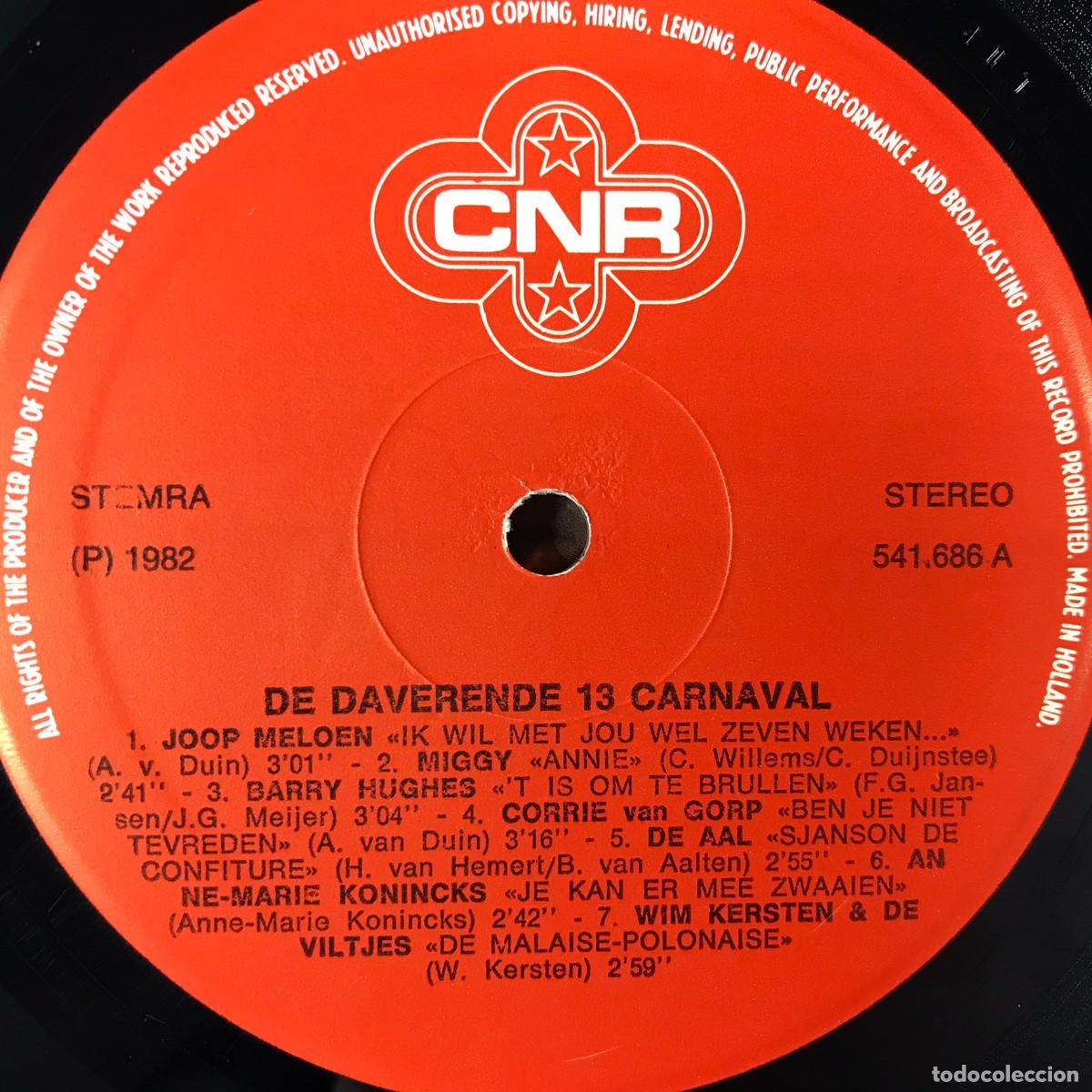 Discos de vinilo: Various ● De Daverende Dertien Carnaval ● Vinyl, LP, Compilation Netherlands 1982 - Foto 4