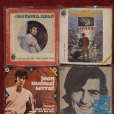 Discos de vinilo: LOTE DE 6 SINGLES DE JOAN MANUEL SERRAT (VER FOTOS)