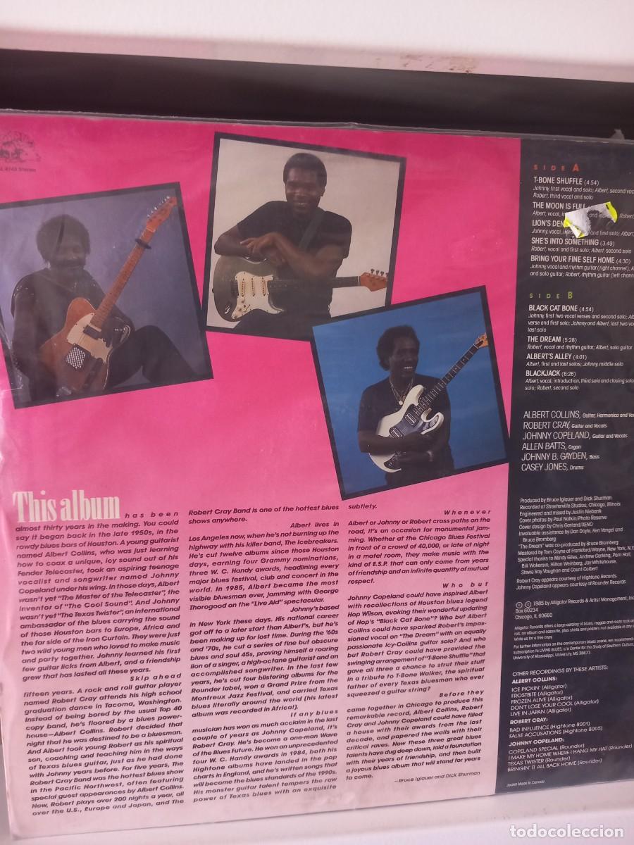 Discos de vinilo: albert collins / robert cray / j. copeland - showdown - lp - Foto 2