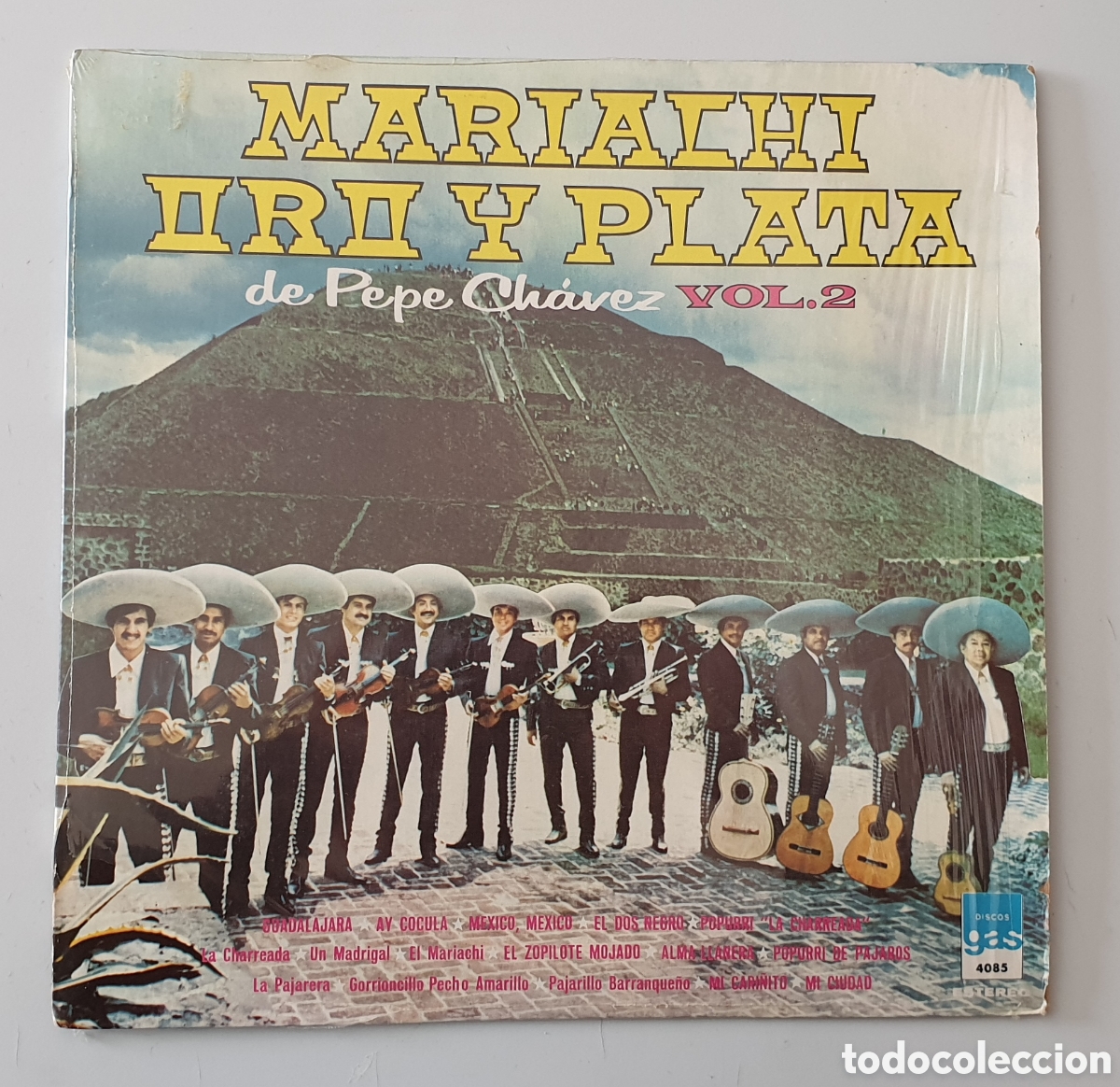 Dischi in vinile: LP MARIACHI ORO Y PLATA - Vol.2 (M&eacute;xico - Discos Gas - 1976)