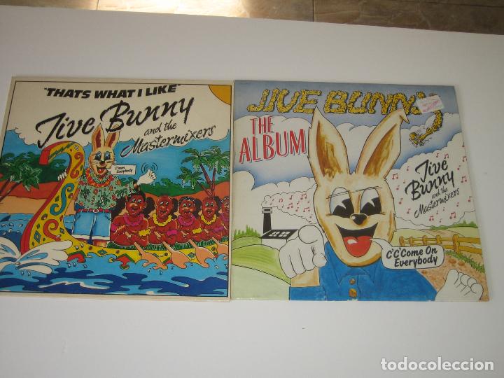 Discos de vinilo: JIVE BUNNY - LOTE DE UN LP Y UN MAXI - Foto 1