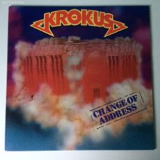 Discos de vinilo: KROKUS ‎– CHANGE OF ADDRESS , USA 1986 ARISTA. Lote 383490144