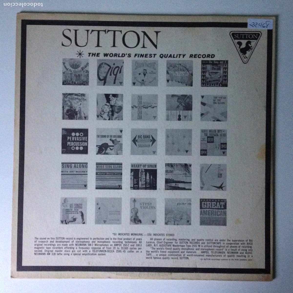 Discos de vinilo: Perez Prado &lrm;&ndash; Cha Cha Cha , USA Sutton - Foto 2