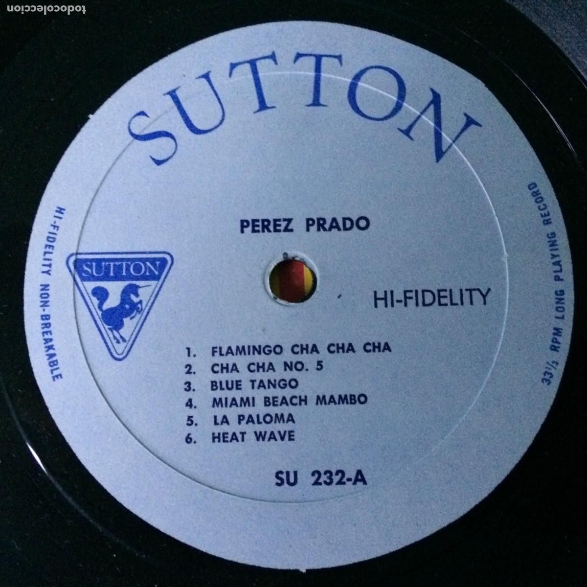 Discos de vinilo: Perez Prado &lrm;&ndash; Cha Cha Cha , USA Sutton - Foto 3