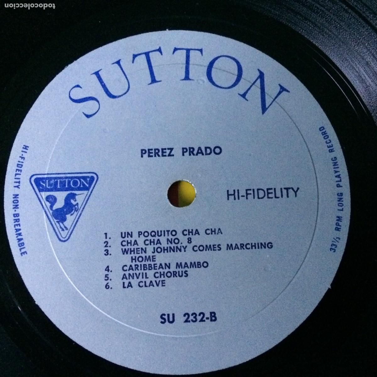 Discos de vinilo: Perez Prado &lrm;&ndash; Cha Cha Cha , USA Sutton - Foto 4