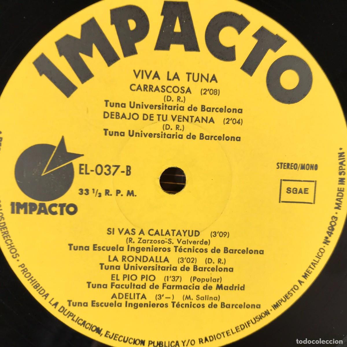 Discos de vinilo: Various ● Viva La Tuna ● Vinyl, LP, Compilation - Foto 14