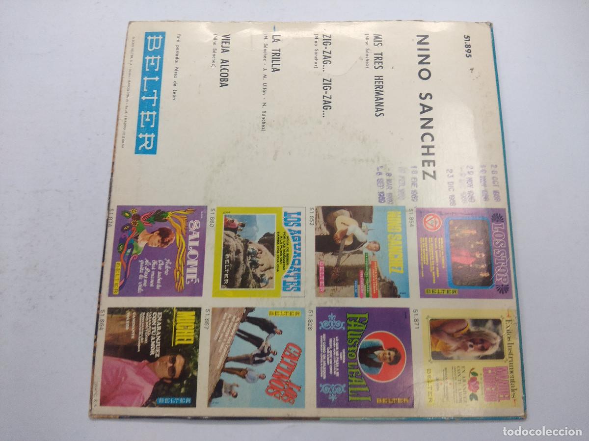 Discos de vinilo: NINO SANCHEZ/MIS TRES HERMANAS/SINGLE. - Foto 3