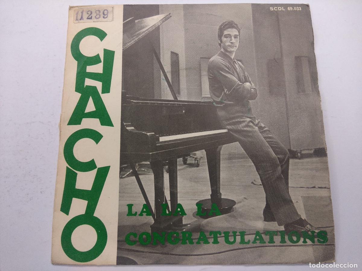 Discos de vinilo: CHACHO Y SUS RUMBAS/LA LA LA/SINGLE PROMOCIONAL. - Foto 1