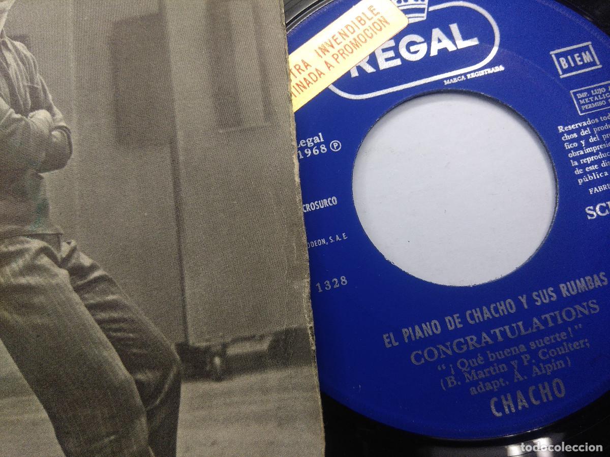 Discos de vinilo: CHACHO Y SUS RUMBAS/LA LA LA/SINGLE PROMOCIONAL. - Foto 2