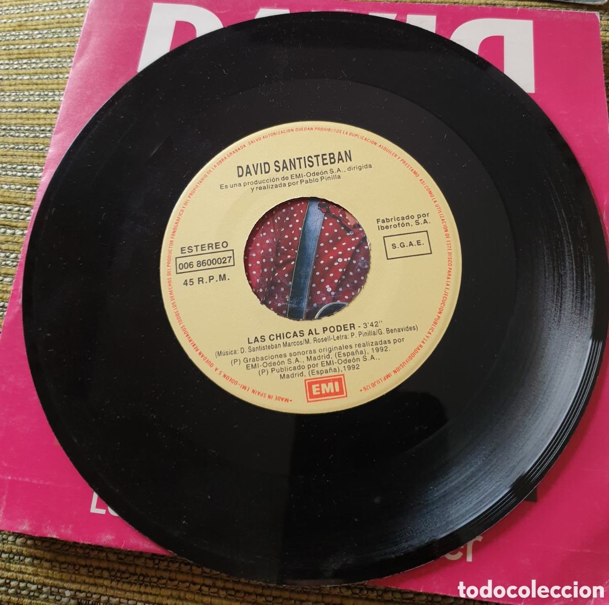 Discos de vinilo: David Santisteban - las chicas al poder - Foto 2