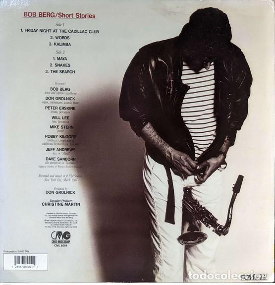 Discos de vinilo: Bob Berg &ndash; Short Stories - Precintado!!! - Foto 2