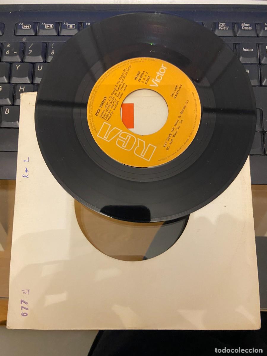 Discos de vinilo: ELVIS PRESLEY WAY DOWN Y OTRA SOLO EL DISCO - Foto 1