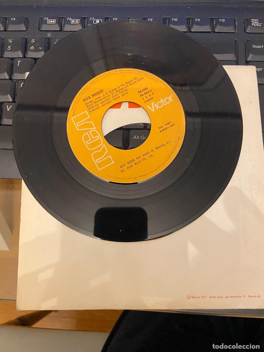 Discos de vinilo: ELVIS PRESLEY WAY DOWN Y OTRA SOLO EL DISCO - Foto 2