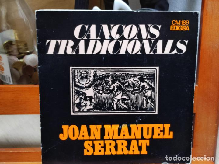 Discos de vinilo: SINGLE - JOAN MANUEL SERRAT - CAN&Ccedil;ONS TRADICIONALS - Foto 1