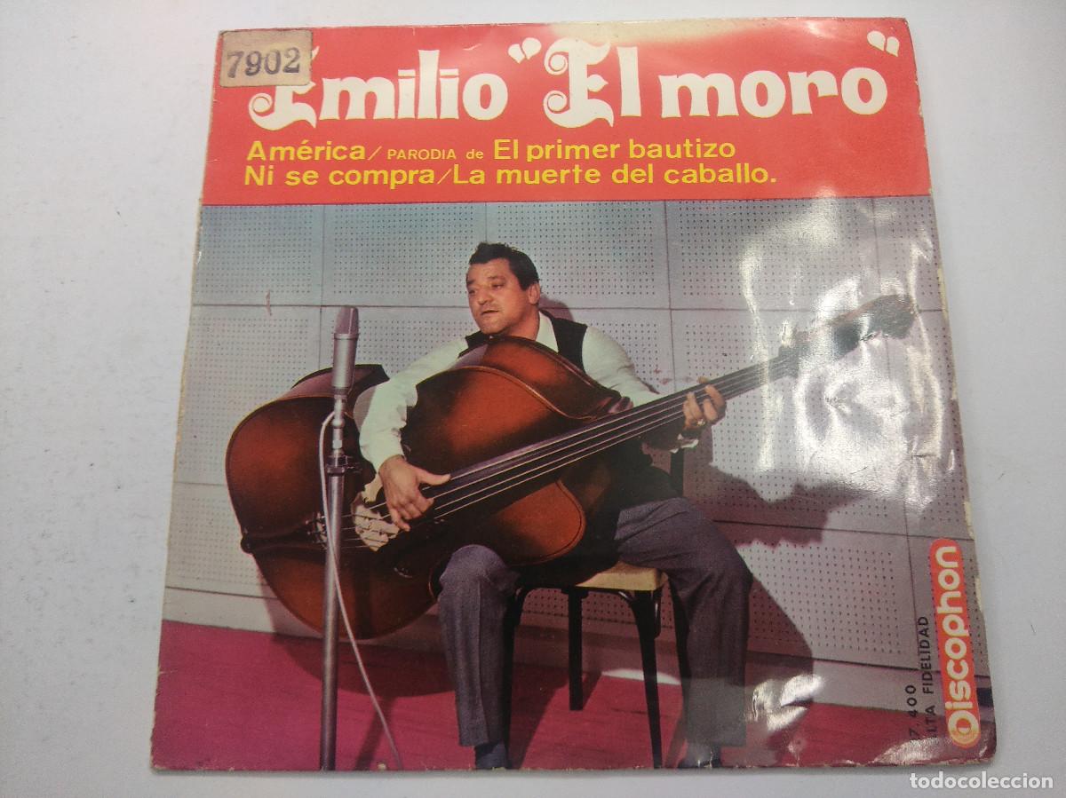 Discos de vinilo: EMILIO EL MORO/AMERICA/SINGLE. - Foto 1