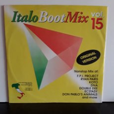Discos de vinilo: ITALO BOOT MIX VOL. 15 (ORIGINAL VERSION)