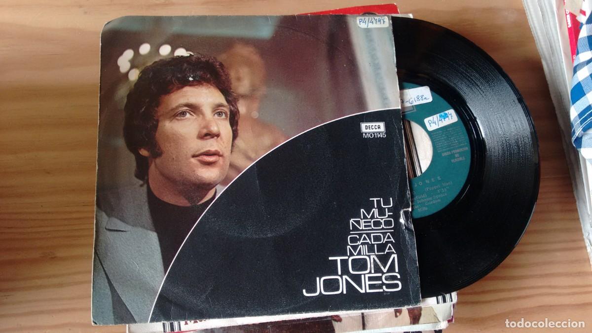 Discos de vinilo: SINGLE (VINILO) DE TOM JONES A&Ntilde;OS 70 - Foto 1