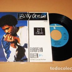 Discos de vinilo: BILLY OCEAN - EUROPEAN (CARIBBEAN) QUEEN - SINGLE - 1984
