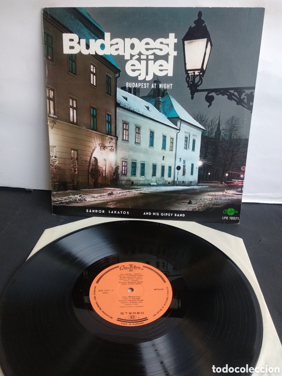Disques de vinyle: *BUDAPEST EJJEL, HUNGR&Iacute;A, QUALITON, LC.2