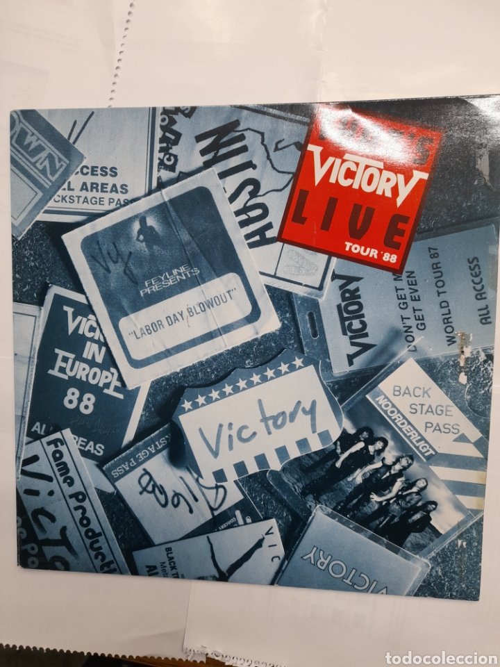 Discos de vinilo: VICTORY. THATS LIVE. Tour 88. - Foto 1
