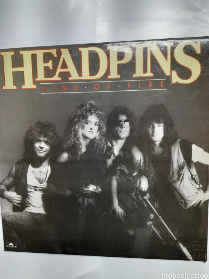 Discos de vinilo: HEADPINS. LINE OF FIRE. - Foto 1
